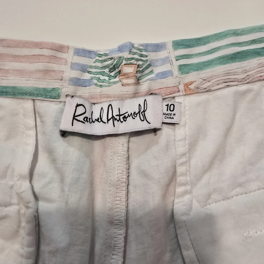 Rachel Antonoff Rose Pants Cotton Size 10 - Picture 7 of 12